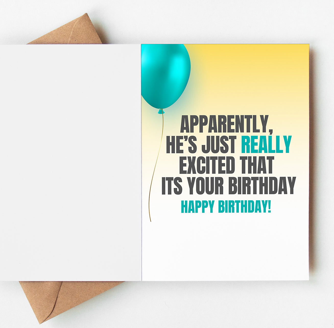 Alfred's Mustache Birthday Card