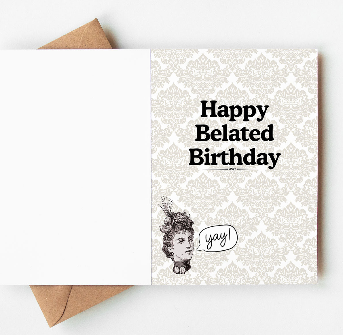 Forgot Something Belated Birthday Card