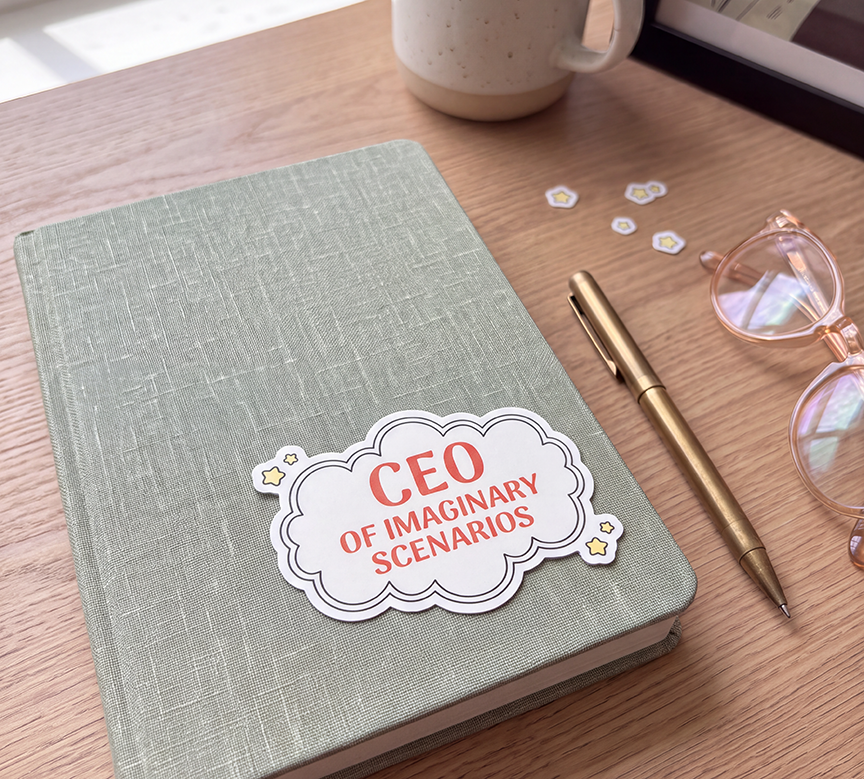 CEO of Imaginary Scenarios Sticker