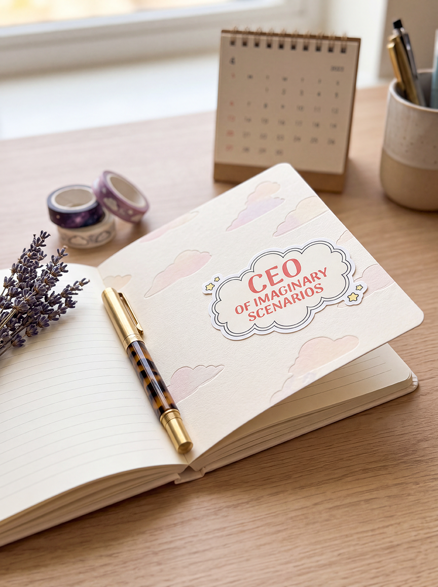 CEO of Imaginary Scenarios Sticker