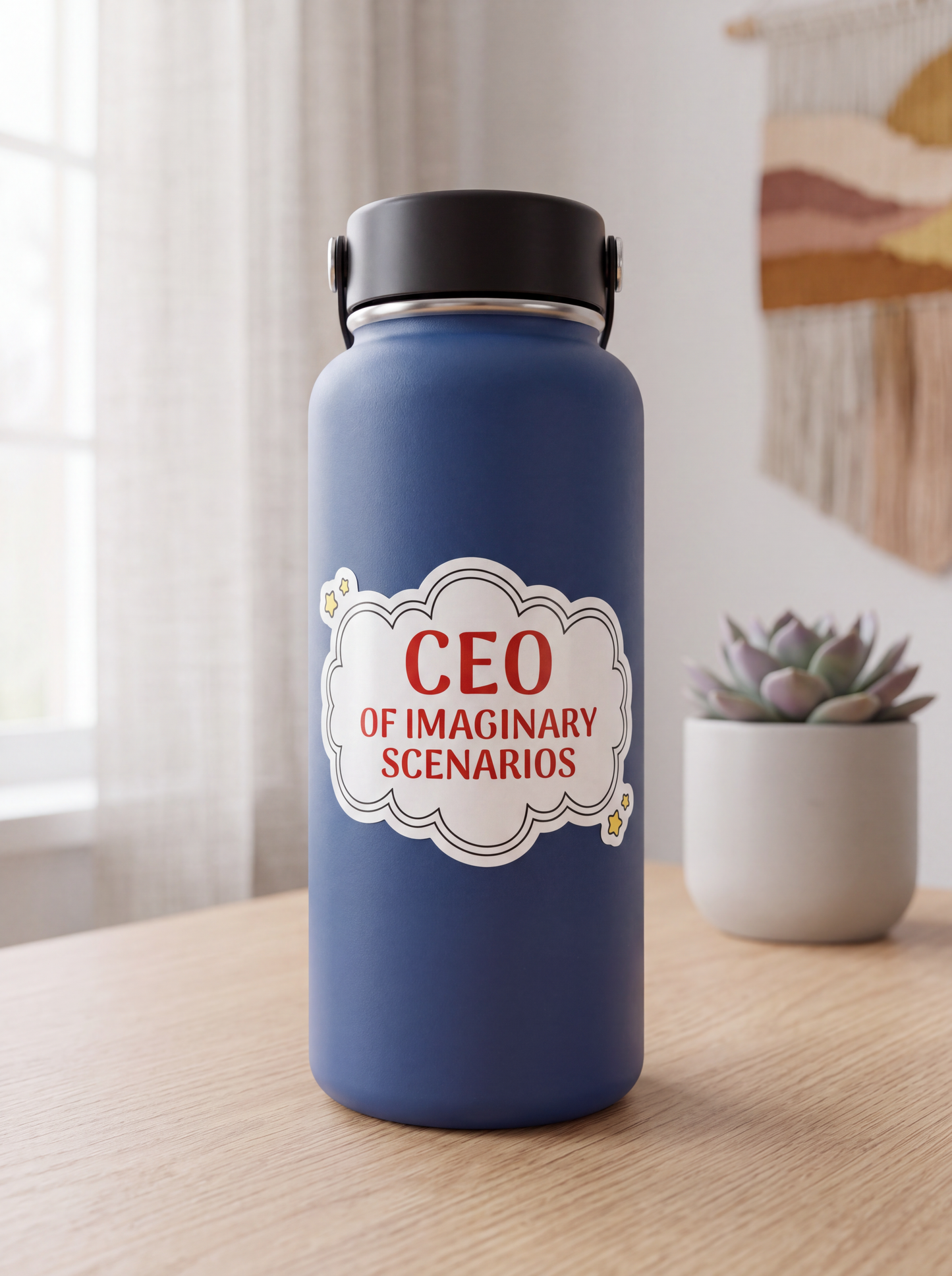 CEO of Imaginary Scenarios Sticker