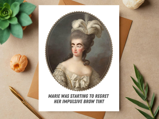 Marie's Brow Tint Card